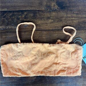 Show Me Your MuMu Destin Paradise Sun Terry Bikini Top NWT size L